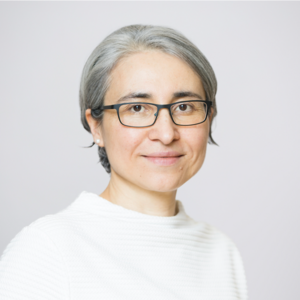 Çiğdem İşsever Portrait of a woman with glasses